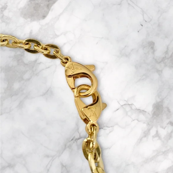 LOUIS VUITTON GOLD CHAIN LOBSTER CLASP BAG STRAP - Picture 2 of 6